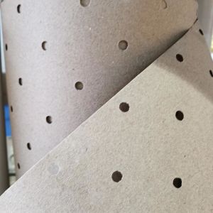 Rectangle Perforated Kraft Paper Customized Printing