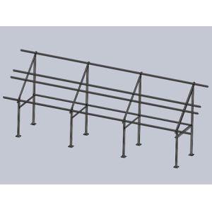 Adjustable Solar Panel Ground Mounting Systems Racking 10 30 Tilt Angle High