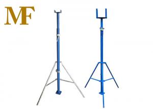 Cheap Blue Powder Coated Shoring Prop Tripod Steel Fork Head Durable for sale