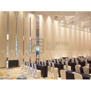 Flexible Space Division Aluminium-steel Acoustic Partition Wall with Customer-supplied Materials for Professional Spaces