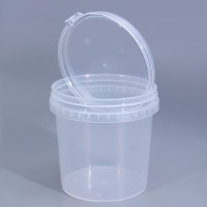 Printing Silk Screen Printing.heat Transfer Printing 1L Clear Plastic Buckets