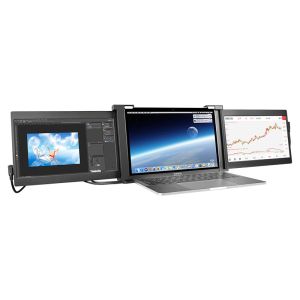 HDR10 IPS 1080P FHD 11.9 inch Laptop Dual Screen Easy Mounting