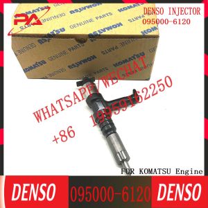 High quality new PC650-8 Diesel Engine 6D140 Common Rail Fuel Injector 095000