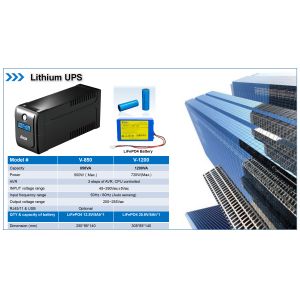 65Hz Lifepo4 Computer Backup Power Supply With Avr Function