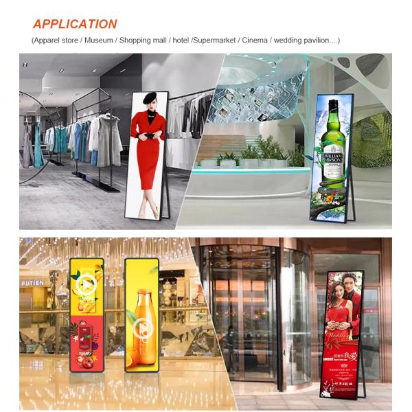 Digital GOB Waterproof Smart Led Poster Display Screen P1.8 P2 P2.5
