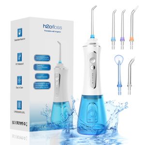 China IPX7 Waterproof Rechargeable Water Flosser with 40-110 PSI Water Pressure and 1200-1400 Times/Minute Pulse Frequency on sale