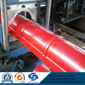 High Speed Prepainted Steel Roof Tile Ridge Cap Roll Forming Machine
