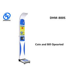 Ultrasonic Coin Operated Bmi Machines / Digital Height And Weight Scale 237cm