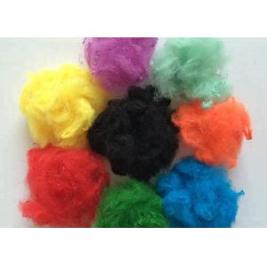Cheap dope dyed colors PSF recycled grade polyester fiber for yarn spinning for sale