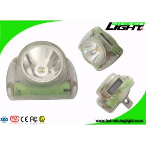 13000lux LED Cordless Mining Cap Lamps IP68 Waterproof USB Charging With OLED