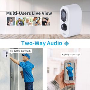 Glomarket Tuya Smart Home Wireless WiFi Camera Infrared Hd Night Vision Camera