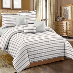 Customized Yarn Dyed Plaid Stripe Bedding Set Sheet Pillowcase Sets is