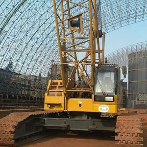 Cheap Used Crawler Crane 450 KW Engine Power 7-19m Jib Length for sale