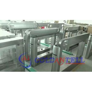IP54 Rated Swing Barrier Gate with 0.6 Second Sliding Speed and 35-40 Persons