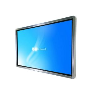 20 Points Infrared Touch Interactive Digital Signage Flat Panel 65'' Wall