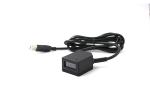USB / DB9 Interface Fixed Scanner , 2d Embedded Industrial Fixed Barcode Scanner