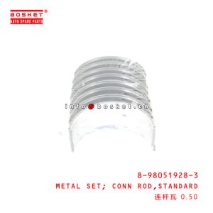 8-98051928-3 Standard Connecting Rod Metal Set For ISUZU 4LE1 8980519283