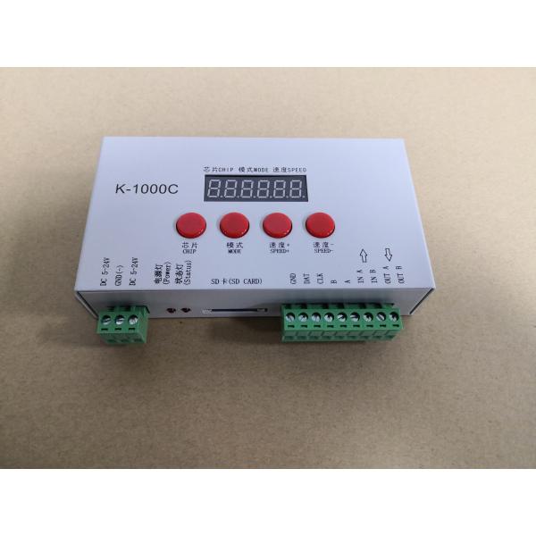 RGB Pixel Controller K-1000c DC5-24V Programmable LED Light Controller 2048PCS