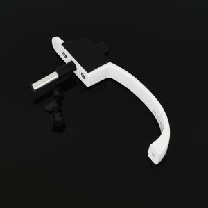 Door And Window Handle Lock Aluminium Handle Latch For Screen Door White Lever