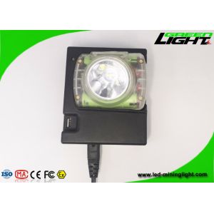 232lum 13000lux Cordless Helmet Cap Lamp 1.78W With OLED Screen