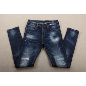 11.5 oz crosshatch slub denim fabric cotton polyester stretch jeans fabric FOR