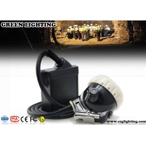 Cheap Classic Explosion - Proof PC Hard Hat Headlamp , 6600mAH Cord Style Miners Lamp for sale