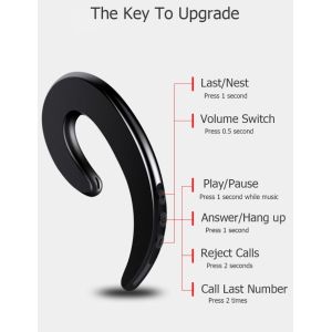 Fully Compatible Wireless Bluetooth Headphones Active Noise Cancellation