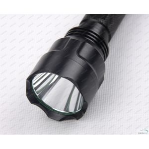 248 Lumens Rechargeable 5w C8 Q5 Cree Led Flashlight Torch For Hunting, Camping