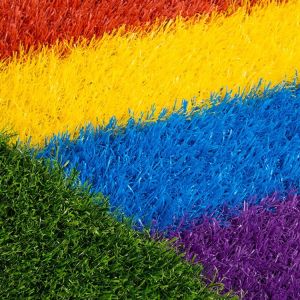 Rainbow lawn turf artificial grass synthetic multifunction artificial grass