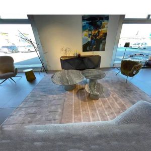 Mystic Trio Marble Ceramic Coffee Table 380mm Height Sophisticated