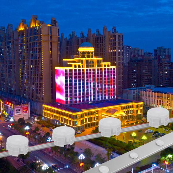 IP67 Outdoor Waterproof Dust DMX512 1.5W 24V RGB LED Pixel Point Light Outdoor