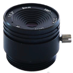 Cheap 1/2.5&quot; 6mm F1.8 3Megapixel CS-mount IR CCTV Lens 1250618IRCS-3MP for sale