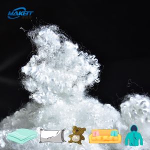 15D Virgin Stuffing Polyester Staple Fiber HCS Hollow Conjugated Style