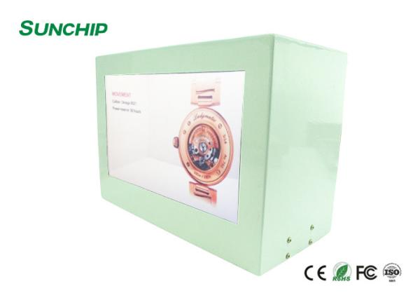 Quality High Brightness Transparent LCD Showcase Remotely Control To Publish Any Programs wholesale