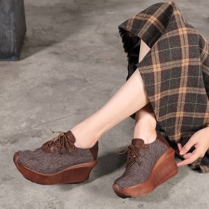 S153 Factory personalized side zipper leather platform high heel sandals ethnic