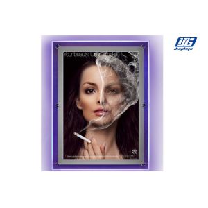 Four Sided Edge Lit Led Acrylic Frame Ultra Thin Clear A4 Sheet Various Color