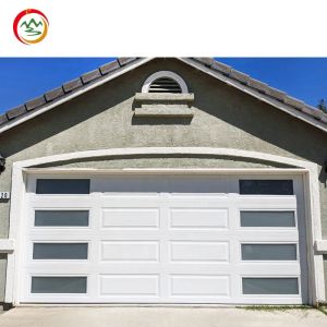 Modern Style Customizable Steel Flip Sectional Lift Overhead Garage Door Factory