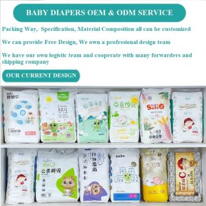 High Absorbency Disposable Pull Up Baby Diaper C grade