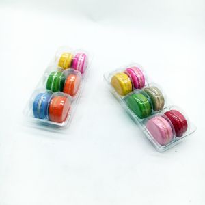 Customized food blister packaging macaron /candy/cookie/chocolate plastic pack