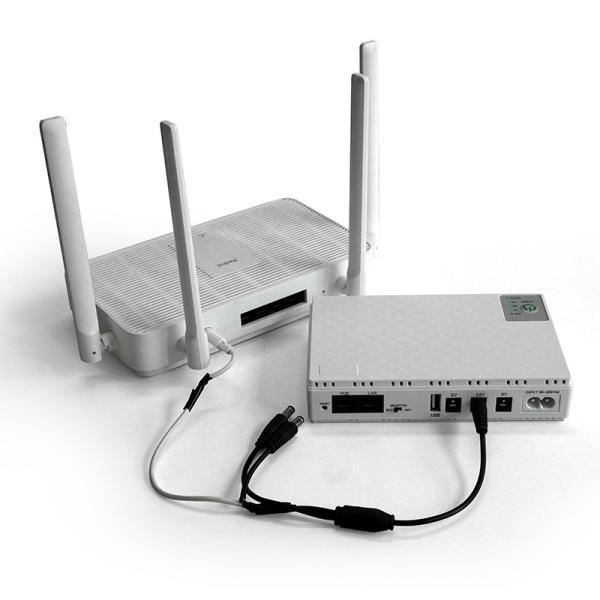 Quality 12 Volt Router Ups Backup Power Mini DC UPS Input Voltage AC 100V-240V Poe UPS wholesale