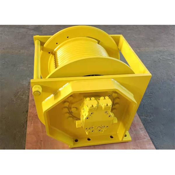 8-48mm Rope Diameter Hydraulic Crane Winch 500mm-3000mm Drum Diameter