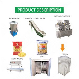 Popular Mini Macaroni Making Machine Macaroni Pasta Production Line for