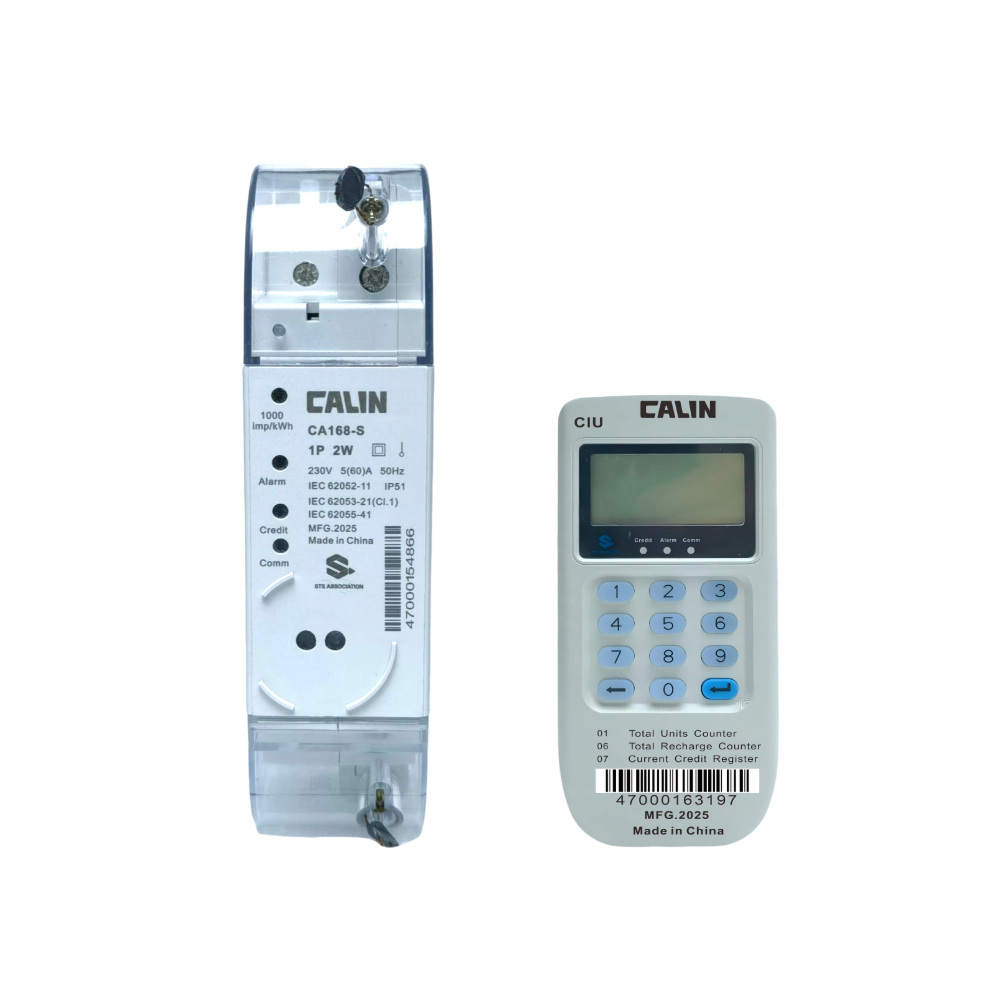 Split Type STS Single Phase Electric Meter , Plc G3 Rf Din Rail Power Meter