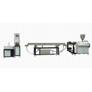 Cheap PVC , PP , PE , PC , ABS Single Screw Extruder / Small Profile Extrusion Line 100 * 60mm for sale