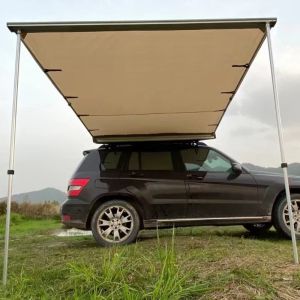 4WD Rainproof Camouflage Pull Out Side Awning With LED Light