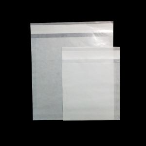 China Sealable Small Transparent Glassine Paper Bags For Garment Shipping on sale