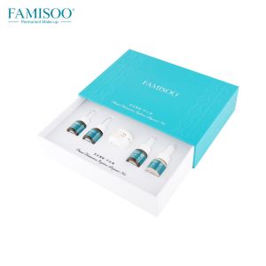 China 5pcs Permanent Makeup Kit , 3D Eyebrow / Tattoo Ink Sets Liquid 10ml/Bottle on sale