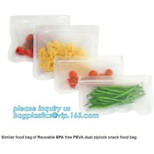 ReZip Seal Reusable Storage Bag PEVA food/snack/lunch storage bag, Reusable zip