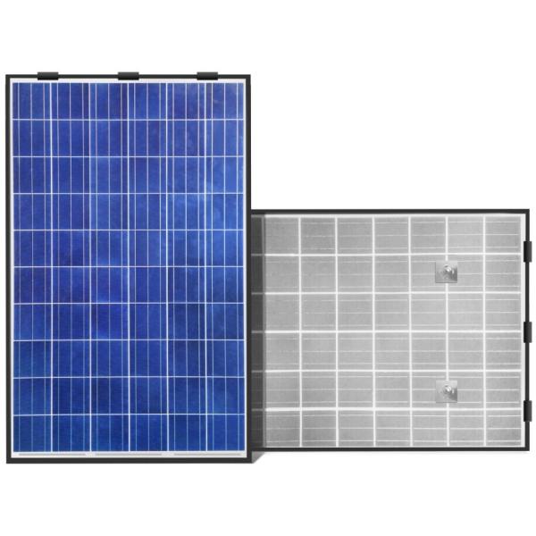Black Stock Poly Solar Panel , Solar Energy System ISO9001 Standard