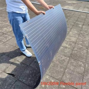 18V 200W Mono Cell Solar Panel Flexible Bendable Solar Panel Customized
